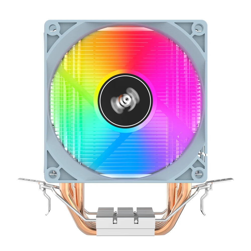 Aigo CPU Cooler 2 4 6 Heat Pipes PC Radiator Cooling 3PIN PWM Silent Rgb Fan For Intel 1700 1150 1155 1156 1366 AM2/AM3/AM4 AMD