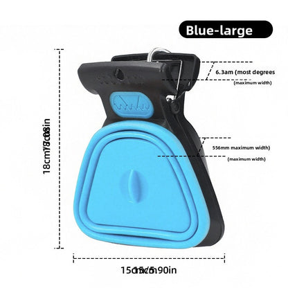 Portable Pet Waste Scooper with Bag Dispenser
