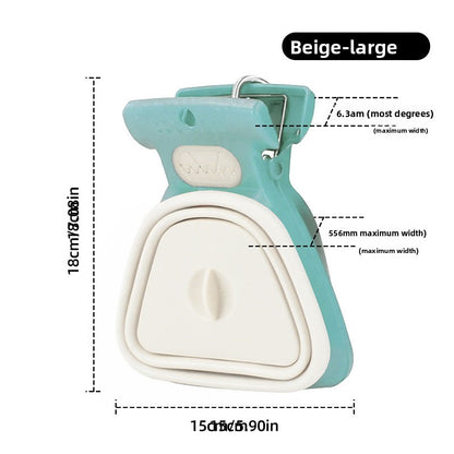 Portable Pet Waste Scooper with Bag Dispenser