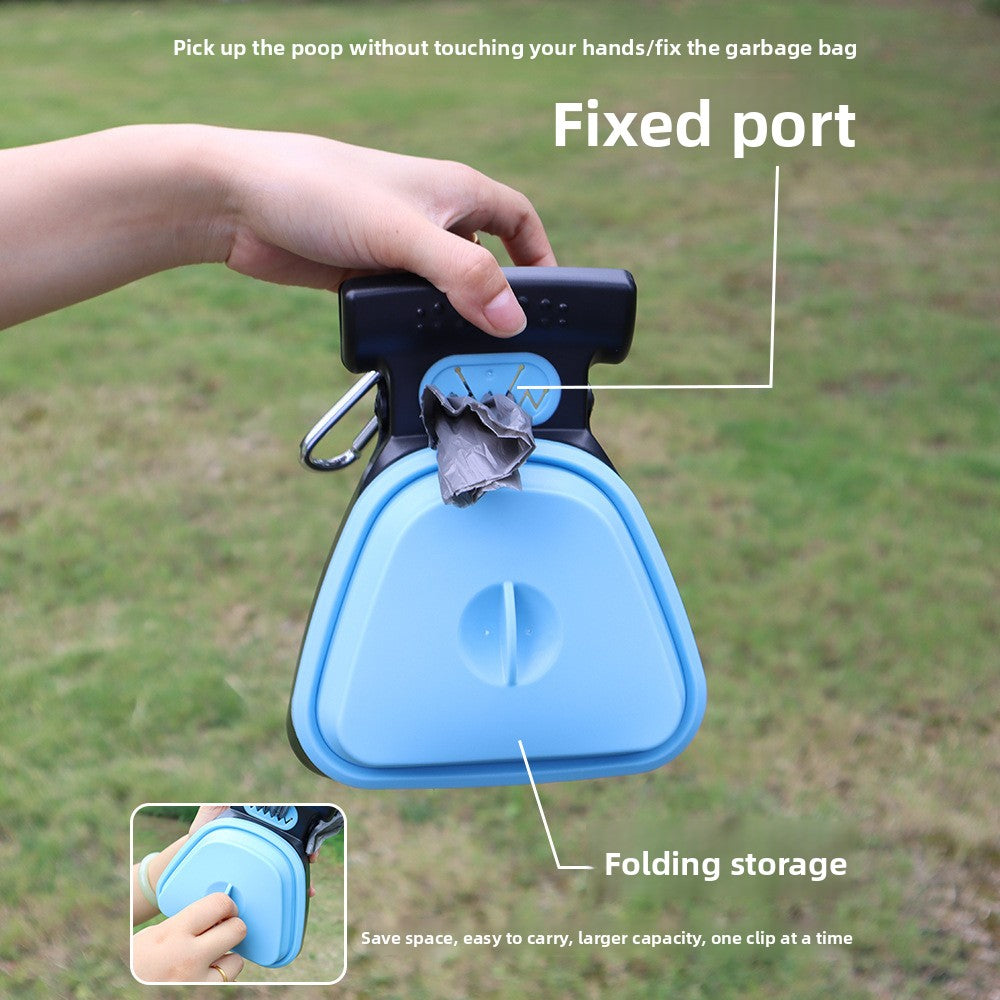 Portable Pet Waste Scooper with Bag Dispenser