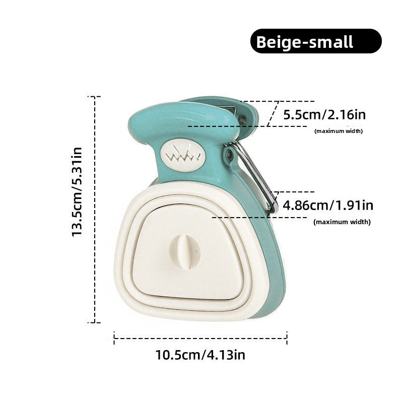 Portable Pet Waste Scooper with Bag Dispenser