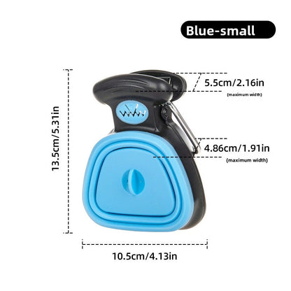 Portable Pet Waste Scooper with Bag Dispenser