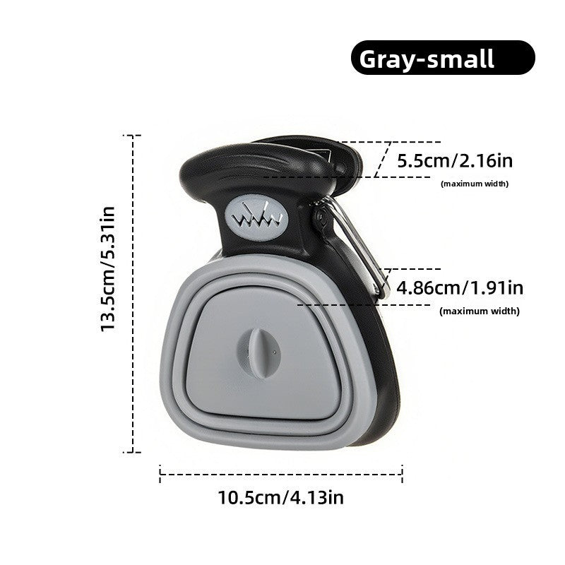 Portable Pet Waste Scooper with Bag Dispenser